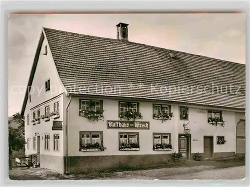 AK / Ansichtskarte Moenchweiler Gasthaus Cafe zum Hirsch Kat. Moenchweiler