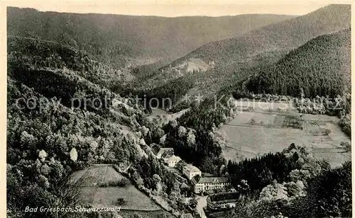 AK / Ansichtskarte Bad Griesbach Schwarzwald  Panorama Kat. Bad Peterstal Griesbach