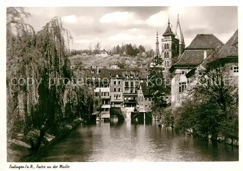 AK / Ansichtskarte Esslingen Neckar Partie an der Maille  Kat. Esslingen am Neckar