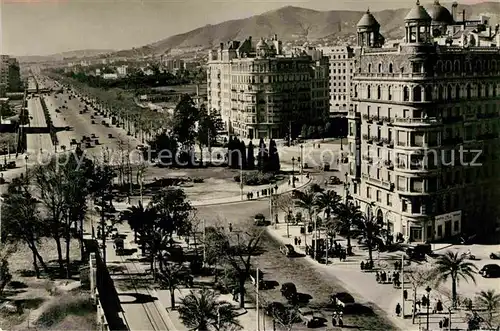 AK / Ansichtskarte Barcelona Cataluna Plaza Calvo Sotelo y Avenida Generalisimo Franco  Kat. Barcelona