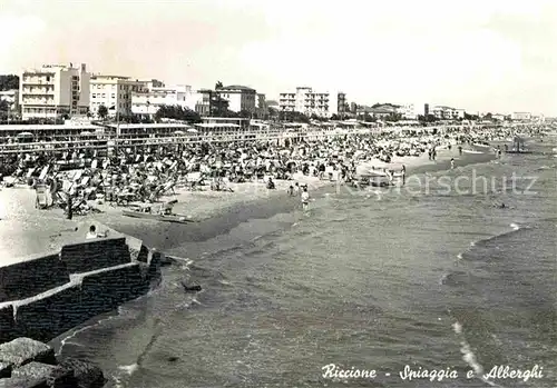 AK / Ansichtskarte Riccione Spiaggia Alberghi 