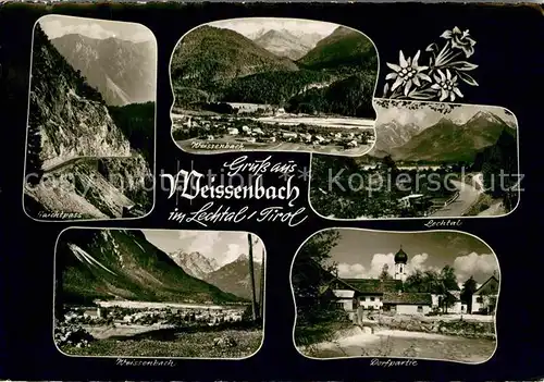 AK / Ansichtskarte Weissenbach Lech Lechtal Panorama Kat. Weissenbach am Lech