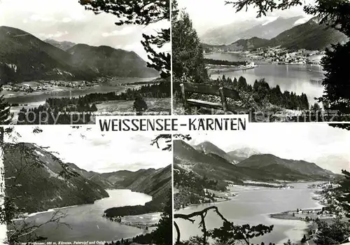 AK / Ansichtskarte Weissensee Kaernten Paterzipf Ostufer Kat. Weissensee