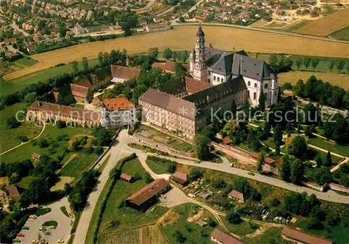AK / Ansichtskarte Neresheim Abtei Kirche 18. Jhdt. Fliegeraufnahme Kat. Neresheim