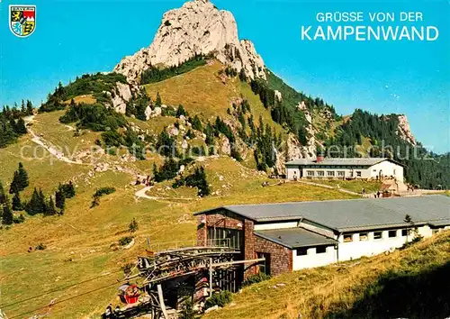 AK / Ansichtskarte Kampenwand Chiemgau Westgipfel Bergstation Kampenwandbahn Berggasthof Kat. Aschau i.Chiemgau