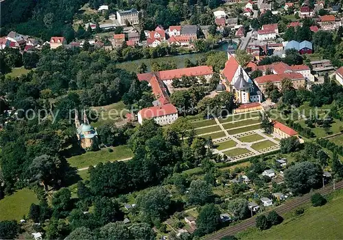 AK / Ansichtskarte Neuzelle Ehemaliges Zisterzienserkloster Pfarrkirche Fliegeraufnahme Kat. Neuzelle