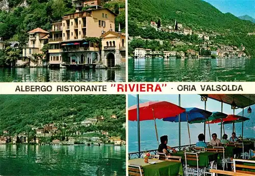AK / Ansichtskarte Oria Valsolda Albergo Ristorante Riviera Luganersee