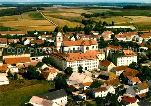 AK / Ansichtskarte Rohr Niederbayern Benediktiner Abtei Asamkirche Fliegeraufnahme Kat. Rohr i.NB