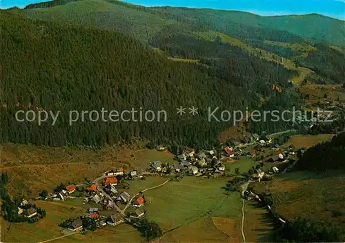 AK / Ansichtskarte Menzenschwand Kurort im Schwarzwald Fliegeraufnahme Kat. St. Blasien