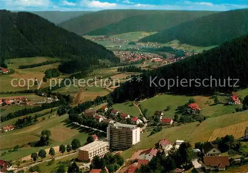 AK / Ansichtskarte Baiersbronn Schwarzwald Eurotel Luftkurort Wintersportplatz Fliegeraufnahme Kat. Baiersbronn