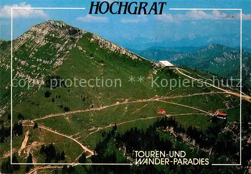 AK / Ansichtskarte Hochgrat Touren und Wanderparadies Allgaeuer Alpen Fliegeraufnahme Kat. Bad Hindelang