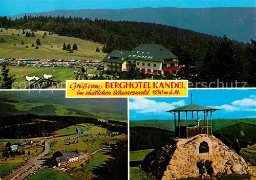 AK / Ansichtskarte Kandel Breisgau Berghotel Schwarzwald Aussichtspunkt