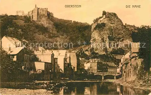 AK / Ansichtskarte Oberstein Nahe Nahepartie Kat. Idar Oberstein