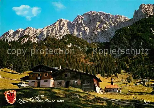 AK / Ansichtskarte Kufstein Tirol Kaindl Huette mit Kaiserlift erreichbar Kat. Kufstein