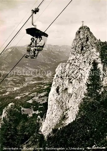 AK / Ansichtskarte Sessellift Jennerbahn Berchtesgaden Untersberg  Kat. Bahnen