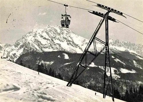 AK / Ansichtskarte Sessellift Jennerbahn Watzmann Hochkalter  Kat. Bahnen