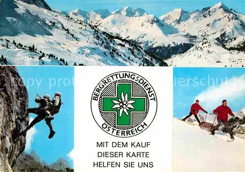 AK / Ansichtskarte Klettern Bergsteigen Bergrettungsdienst oesterreich Obertauern  Kat. Bergsteigen