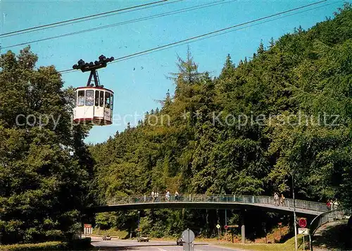 AK / Ansichtskarte Seilbahn Burgberg Bad Harzburg  Kat. Bahnen