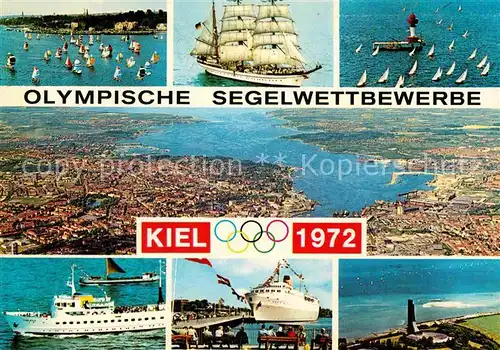 AK / Ansichtskarte Olympia Segelwettbewerbe Kiel  Kat. Sport