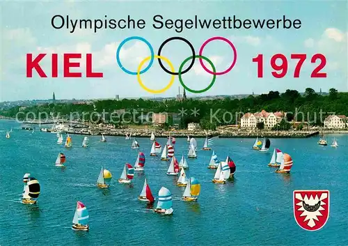 AK / Ansichtskarte Olympia Segelwettbewerbe Kiel  Kat. Sport