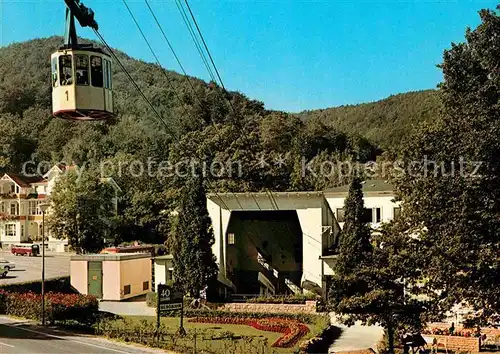 AK / Ansichtskarte Seilbahn Burgberg Bad Harzburg  Kat. Bahnen