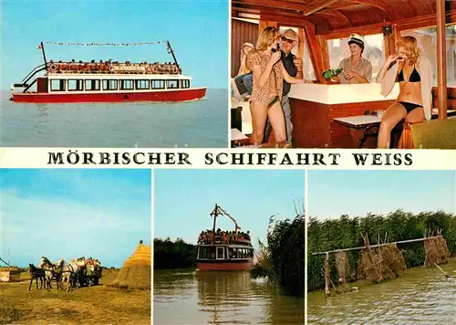 AK / Ansichtskarte Motorschiffe Moerbischer Schifffahrt Weiss  Kat. Schiffe