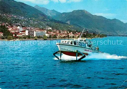 AK / Ansichtskarte Motorboote Locarno Lago Maggiore  Kat. Schiffe
