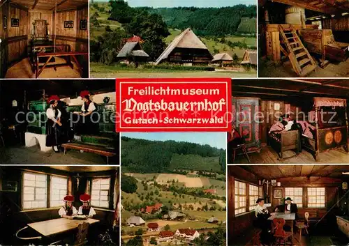 AK / Ansichtskarte Gutach Schwarzwald Freilichtmuseum Vogtsbauernhof  Kat. Gutach