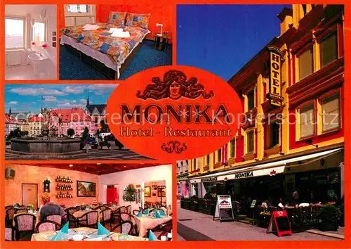 AK / Ansichtskarte Cheb Hotel Monika  Kat. Cheb