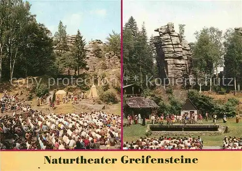 AK / Ansichtskarte Annaberg Buchholz Erzgebirge Naturtheater Greifensteine Eduard von Winterstein Theater  Kat. Annaberg