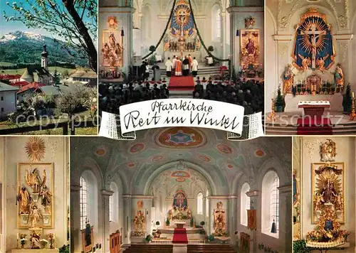 AK / Ansichtskarte Reit Winkl Pfarrkirche  Kat. Reit im Winkl