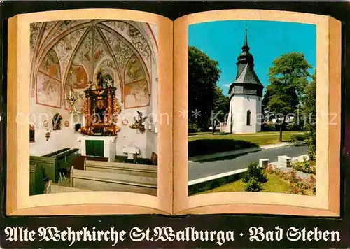 AK / Ansichtskarte Bad Steben Alte Wehrkirche St. Walburga Kat. Bad Steben