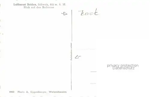 AK / Ansichtskarte Heiden AR Panorama Bodensee Kat. Heiden