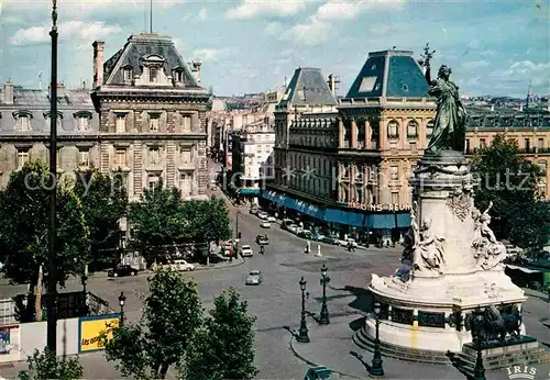 AK / Ansichtskarte Paris Place de la Republique Monument Kat. Paris