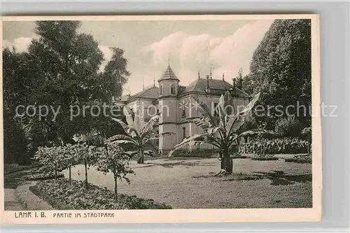 AK / Ansichtskarte Lahr Schwarzwald Stadtpark Museum Kat. Lahr