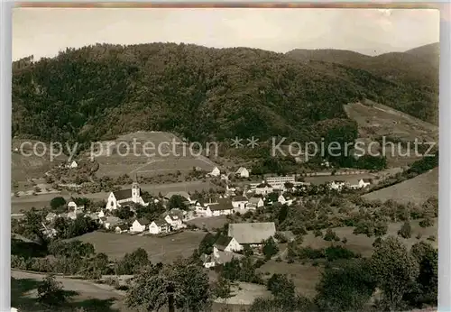 AK / Ansichtskarte Glottertal Ortsblick Kat. Glottertal Schwarzwald