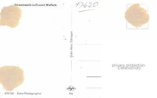 AK / Ansichtskarte Wolfach Panorama  Kat. Wolfach Schwarzwald