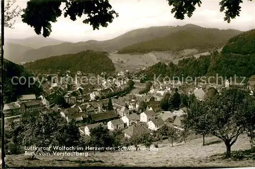 AK / Ansichtskarte Wolfach Blick vom Voerstadtberg  Kat. Wolfach Schwarzwald