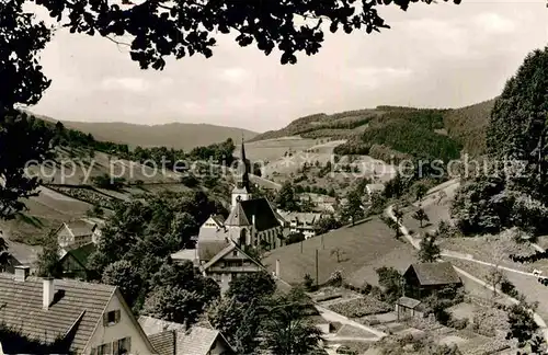 AK / Ansichtskarte Griesbach Bad Kirche Panorama Kat. Bad Griesbach i.Rottal