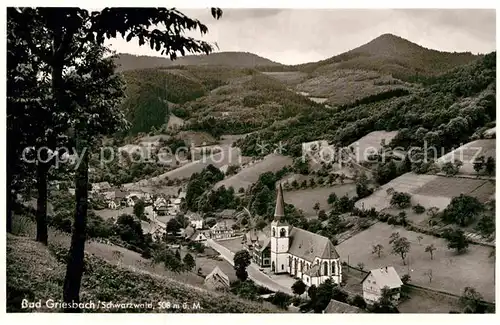 AK / Ansichtskarte Griesbach Bad Panorama Kirche Kat. Bad Griesbach i.Rottal