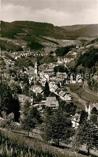 AK / Ansichtskarte Peterstal Griesbach Bad Kirche Panorama Kat. Bad Peterstal Griesbach