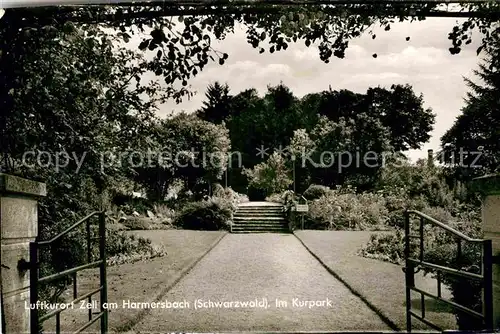 AK / Ansichtskarte Zell Harmersbach Kurpark Kat. Zell am Harmersbach