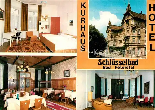 AK / Ansichtskarte Peterstal Griesbach Bad Hotel Kurhaus Kat. Bad Peterstal Griesbach