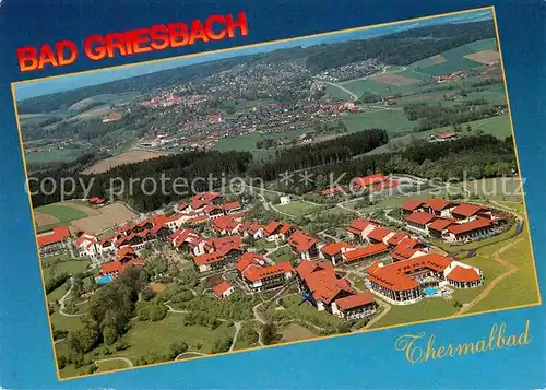 AK / Ansichtskarte Griesbach Bad Thermalbad Fliegeraufnahme Kat. Bad Griesbach i.Rottal