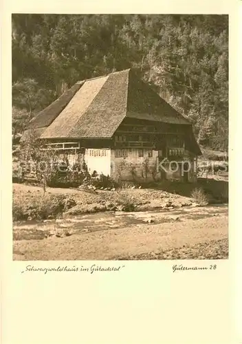 AK / Ansichtskarte Gutachtal Schwarzwaldhaus Kat. Gutach