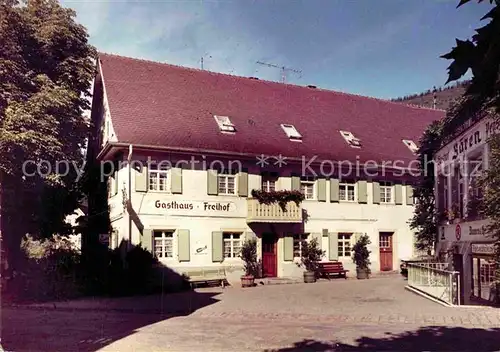 AK / Ansichtskarte Oberharmersbach Gasthaus Freihof Kat. Oberharmersbach