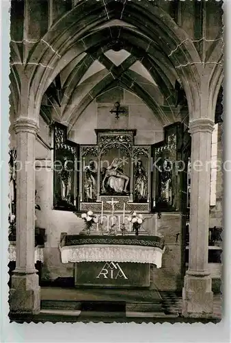 AK / Ansichtskarte Lautenbach Renchtal Wallfahrtskirche Verkuendigungsaltar Kat. Lautenbach