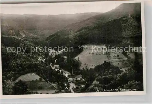 AK / Ansichtskarte Bad Griesbach Schwarzwald  Panorama Kat. Bad Peterstal Griesbach