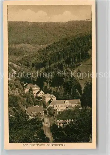 AK / Ansichtskarte Bad Griesbach Schwarzwald  Muettererholungsheim Kat. Bad Peterstal Griesbach