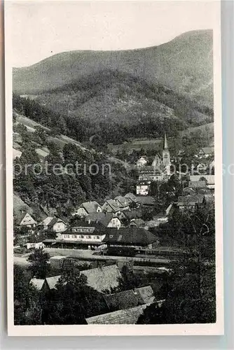 AK / Ansichtskarte Bad Griesbach Schwarzwald  Panorama Kirche Kat. Bad Peterstal Griesbach